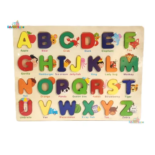 Picture of Wooden Alphabet Puzzle ABC Letters Block