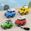 Picture of DIY Assembled Traffic Car (4 Pcs Set)