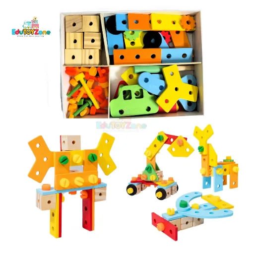 Picture of Disassemble & Assemble DIY Building Blocks