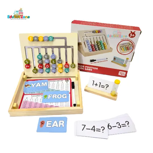 Picture of Wooden Alphabet & Number Learning Toy