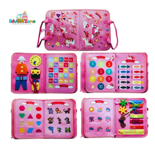 Picture of Busy Book - Pink - 8 Pages