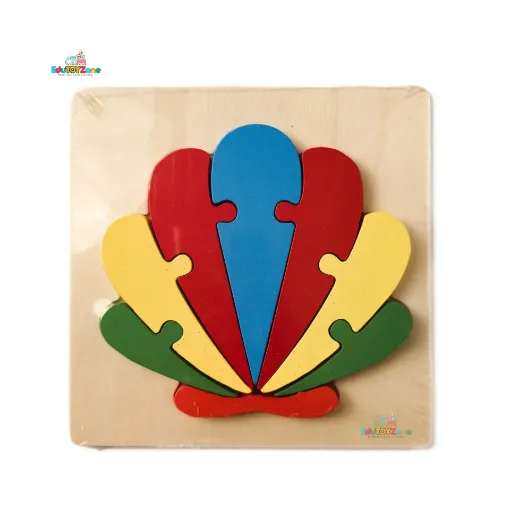 Picture of Wooden 3D Colorful Puzzle - Shell