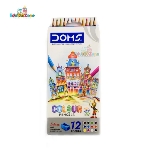 Picture of DOMS 12 Shades Colour Pencil Large