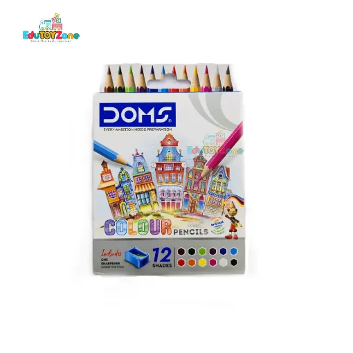 Picture of DOMS 12 Shades Colour Pencil Small