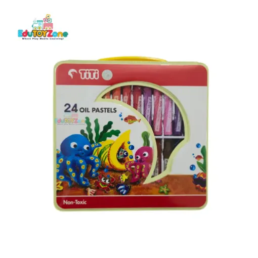 Picture of TiTi 24 Colors Oil Pastels Set for Drawing & Coloring