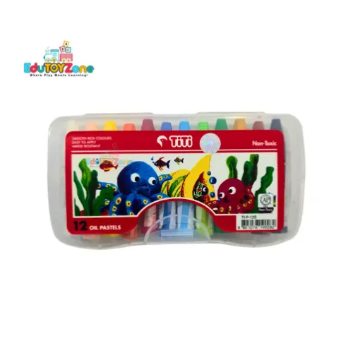 Picture of TiTi 12 Colors Oil Pastels Set for Drawing & Coloring