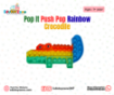 Picture of Pop It Push Pop Rainbow Crocodile