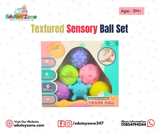 Picture of Textured Sensory Ball Set - Touch Ball