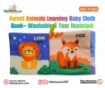Picture of Forest Animals Learning Baby Cloth Book – Washable & Tear Resistant