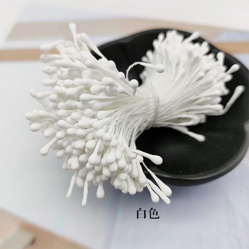 Picture of 2mm stamens white (about 200 pieces)