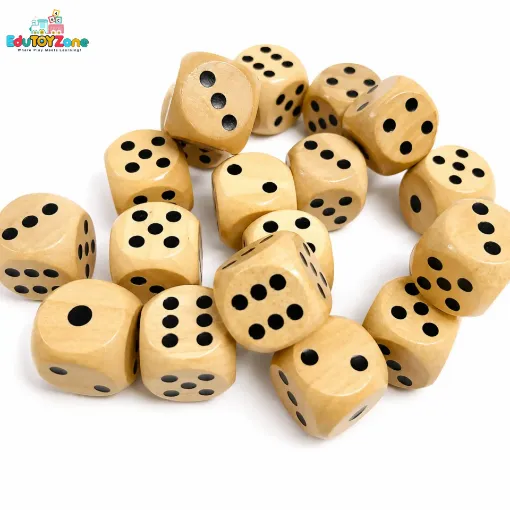Picture of Wooden Dice 16mm (2Pcs)