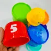 Picture of 9 PCS Rainbow Stacking Cups for Kids