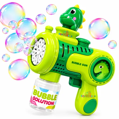 Dinosaur Bubble Gun Toy for Kids