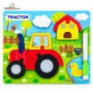 Picture of Colorful Jigsaw Puzzle with White Board