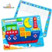 Picture of Colorful Jigsaw Puzzle with White Board
